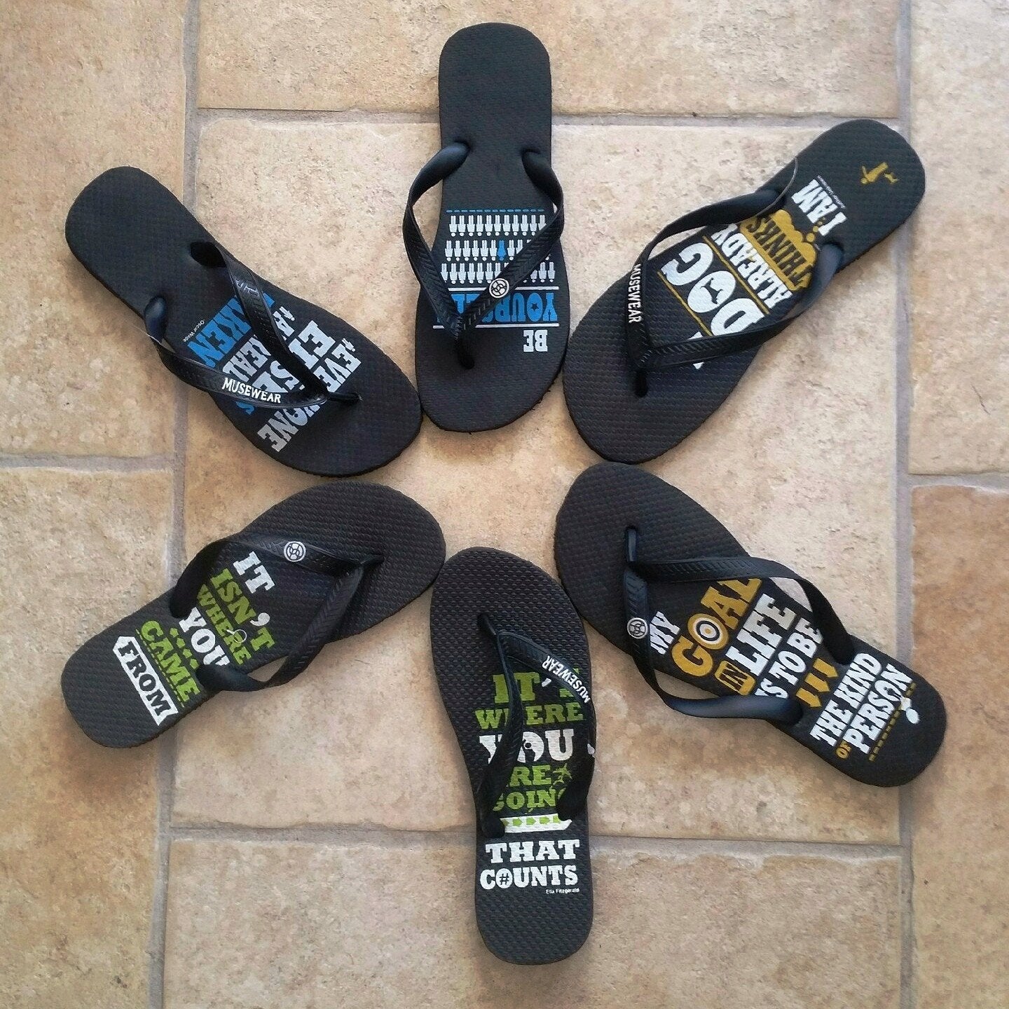 Witty Flip Flops-Footwear-in2ition mercantile